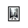Picture of Snowy New York  _GroupedProduct_Rectangle_Portrait_Framed_Matted_