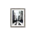Picture of Snowy New York  _GroupedProduct_Rectangle_Portrait_Framed_Matted_