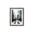 Picture of Snowy New York  _GroupedProduct_Rectangle_Portrait_Framed_Matted_
