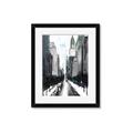 Picture of Snowy New York  _GroupedProduct_Rectangle_Portrait_Framed_Matted_