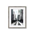 Picture of Snowy New York  _GroupedProduct_Rectangle_Portrait_Framed_Matted_
