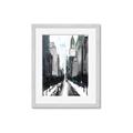 Picture of Snowy New York  _GroupedProduct_Rectangle_Portrait_Framed_Matted_