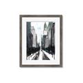 Picture of Snowy New York  _GroupedProduct_Rectangle_Portrait_Framed_Matted_