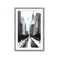 Picture of Snowy New York  _GroupedProduct_Rectangle_Portrait_Framed_Matted_