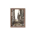 Picture of City Life  _GroupedProduct_Rectangle_Portrait_Framed_Matted_