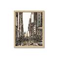 Picture of City Life  _GroupedProduct_Rectangle_Portrait_Framed_Matted_