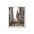 Picture of City Life  _GroupedProduct_Rectangle_Portrait_Framed_Matted_