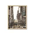 Picture of City Life  _GroupedProduct_Rectangle_Portrait_Framed_Matted_