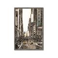 Picture of City Life  _GroupedProduct_Rectangle_Portrait_Framed_Matted_