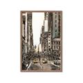 Picture of City Life  _GroupedProduct_Rectangle_Portrait_Framed_Matted_