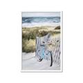 Picture of Biked to the Beach  _GroupedProduct_Rectangle_Portrait_Framed_Matted_
