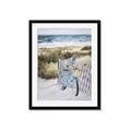 Picture of Biked to the Beach  _GroupedProduct_Rectangle_Portrait_Framed_Matted_