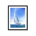 Picture of Sailing I  _GroupedProduct_Rectangle_Portrait_Framed_Matted_