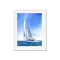 Picture of Sailing I  _GroupedProduct_Rectangle_Portrait_Framed_Matted_