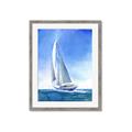 Picture of Sailing I  _GroupedProduct_Rectangle_Portrait_Framed_Matted_