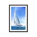 Picture of Sailing I  _GroupedProduct_Rectangle_Portrait_Framed_Matted_