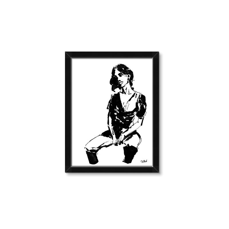 Picture of Glam I  _GroupedProduct_Rectangle_Portrait_Framed_Matted_