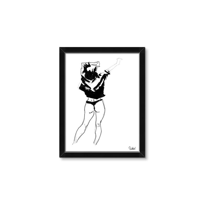 Picture of Glam V _GroupedProduct_Rectangle_Portrait_Framed_Matted_
