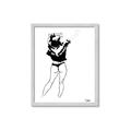 Picture of Glam V _GroupedProduct_Rectangle_Portrait_Framed_Matted_