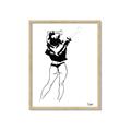 Picture of Glam V _GroupedProduct_Rectangle_Portrait_Framed_Matted_