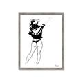 Picture of Glam V _GroupedProduct_Rectangle_Portrait_Framed_Matted_
