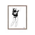 Picture of Glam V _GroupedProduct_Rectangle_Portrait_Framed_Matted_