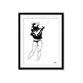 Picture of Glam V _GroupedProduct_Rectangle_Portrait_Framed_Matted_