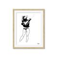 Picture of Glam V _GroupedProduct_Rectangle_Portrait_Framed_Matted_