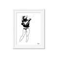 Picture of Glam V _GroupedProduct_Rectangle_Portrait_Framed_Matted_