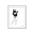 Picture of Glam V _GroupedProduct_Rectangle_Portrait_Framed_Matted_