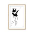Picture of Glam V _GroupedProduct_Rectangle_Portrait_Framed_Matted_