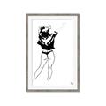 Picture of Glam V _GroupedProduct_Rectangle_Portrait_Framed_Matted_