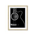 Picture of Acoustic Guitar II _GroupedProduct_Rectangle_Portrait_Photography _GroupedProduct_Rectangle_Portrait_Framed_Matted_