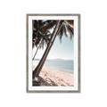 Picture of Beach Palms  _GroupedProduct_Rectangle_Portrait_Photography _GroupedProduct_Rectangle_Portrait_Framed_Matted_