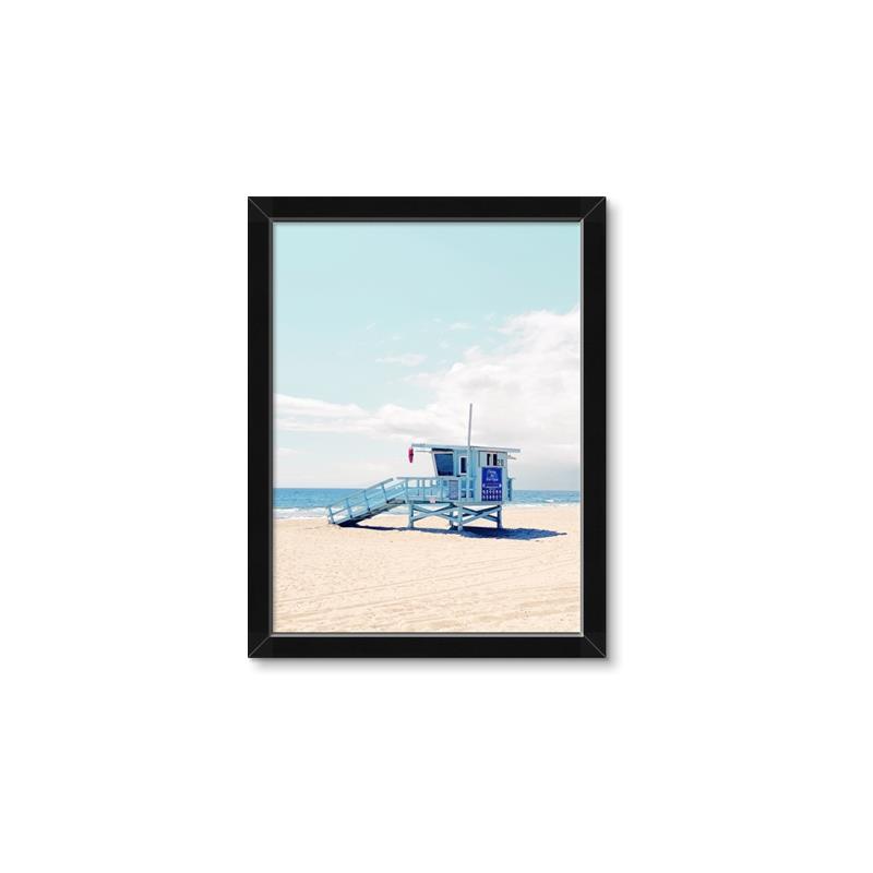 Picture of Blue Beach Day  _GroupedProduct_Rectangle_Portrait_Photography _GroupedProduct_Rectangle_Portrait_Framed_Matted_