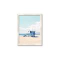 Picture of Blue Beach Day  _GroupedProduct_Rectangle_Portrait_Photography _GroupedProduct_Rectangle_Portrait_Framed_Matted_