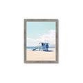 Picture of Blue Beach Day  _GroupedProduct_Rectangle_Portrait_Photography _GroupedProduct_Rectangle_Portrait_Framed_Matted_