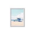 Picture of Blue Beach Day  _GroupedProduct_Rectangle_Portrait_Photography _GroupedProduct_Rectangle_Portrait_Framed_Matted_