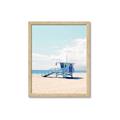 Picture of Blue Beach Day  _GroupedProduct_Rectangle_Portrait_Photography _GroupedProduct_Rectangle_Portrait_Framed_Matted_