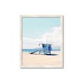 Picture of Blue Beach Day  _GroupedProduct_Rectangle_Portrait_Photography _GroupedProduct_Rectangle_Portrait_Framed_Matted_