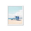 Picture of Blue Beach Day  _GroupedProduct_Rectangle_Portrait_Photography _GroupedProduct_Rectangle_Portrait_Framed_Matted_