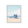 Picture of Blue Beach Day  _GroupedProduct_Rectangle_Portrait_Photography _GroupedProduct_Rectangle_Portrait_Framed_Matted_