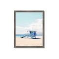 Picture of Blue Beach Day  _GroupedProduct_Rectangle_Portrait_Photography _GroupedProduct_Rectangle_Portrait_Framed_Matted_