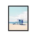 Picture of Blue Beach Day  _GroupedProduct_Rectangle_Portrait_Photography _GroupedProduct_Rectangle_Portrait_Framed_Matted_