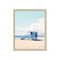 Picture of Blue Beach Day  _GroupedProduct_Rectangle_Portrait_Photography _GroupedProduct_Rectangle_Portrait_Framed_Matted_