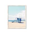 Picture of Blue Beach Day  _GroupedProduct_Rectangle_Portrait_Photography _GroupedProduct_Rectangle_Portrait_Framed_Matted_
