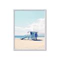 Picture of Blue Beach Day  _GroupedProduct_Rectangle_Portrait_Photography _GroupedProduct_Rectangle_Portrait_Framed_Matted_
