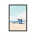 Picture of Blue Beach Day  _GroupedProduct_Rectangle_Portrait_Photography _GroupedProduct_Rectangle_Portrait_Framed_Matted_
