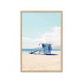 Picture of Blue Beach Day  _GroupedProduct_Rectangle_Portrait_Photography _GroupedProduct_Rectangle_Portrait_Framed_Matted_