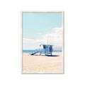 Picture of Blue Beach Day  _GroupedProduct_Rectangle_Portrait_Photography _GroupedProduct_Rectangle_Portrait_Framed_Matted_